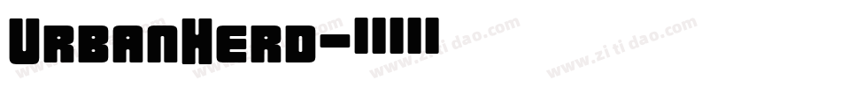 UrbanHerd字体转换