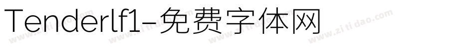 Tenderlf1字体转换