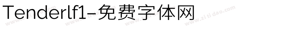 Tenderlf1字体转换