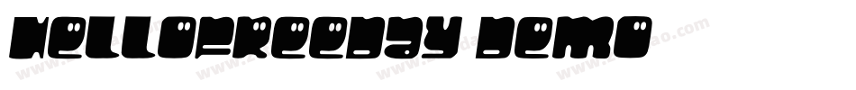 Hellofreeday-DEMO字体转换