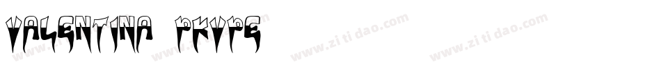 Valentina-PKVPE字体转换