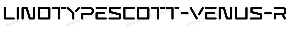 LinotypeScott-Venus-Regular字体转换
