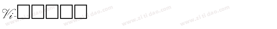 Vi字体转换