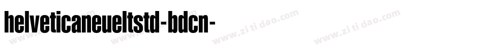 helveticaneueltstd-bdcn字体转换