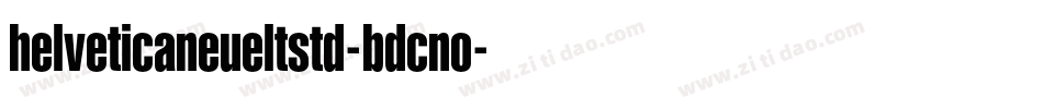 helveticaneueltstd-bdcno字体转换