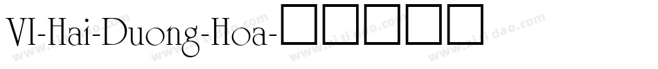 VI-Hai-Duong-Hoa字体转换