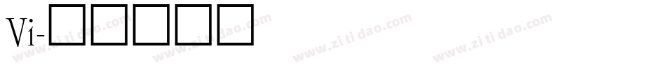 Vi字体转换