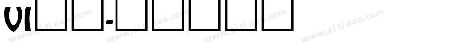 VI字库字体转换