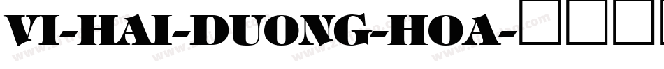 VI-Hai-Duong-Hoa字体转换