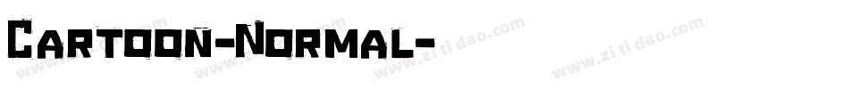 Cartoon-Normal字体转换