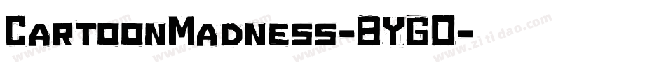 CartoonMadness-8YG0字体转换