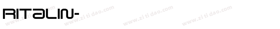 Ritalin字体转换