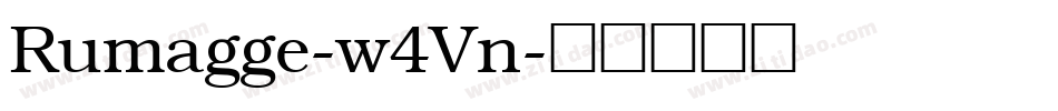 Rumagge-w4Vn字体转换