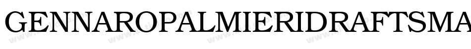 Gennaropalmieridraftsman3DMedium-BoVn字体转换