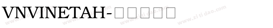 VNVinetaH字体转换