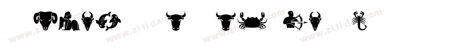 ZodiacNotesRegular-KqxW字体转换