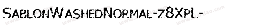SablonWashedNormal-z8XpL字体转换 SablonWashedNormal-z8XpL字体转换