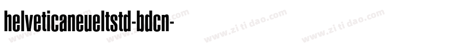 helveticaneueltstd-bdcn字体转换