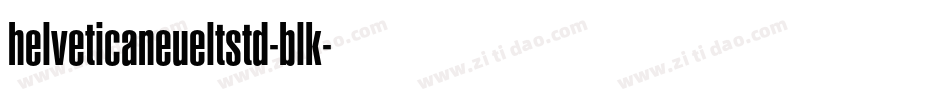 helveticaneueltstd-blk字体转换