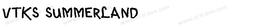 VTKS_SummerLAnd字体转换