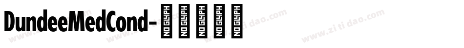 DundeeMedCond字体转换