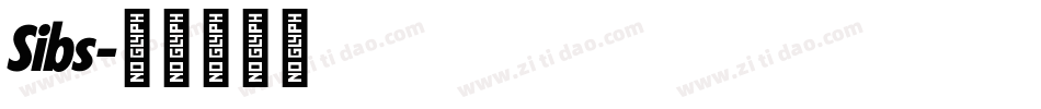 Sibs字体转换