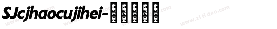 SJcjhaocujihei字体转换