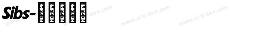 Sibs字体转换