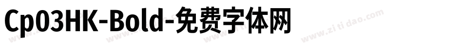 Cp03HK-Bold字体转换
