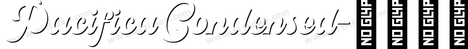 PacificaCondensed字体转换