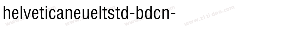 helveticaneueltstd-bdcn字体转换