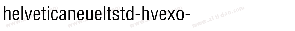 helveticaneueltstd-hvexo字体转换