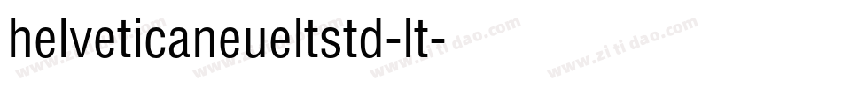helveticaneueltstd-lt字体转换
