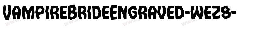 VampireBrideEngraved-wez8字体转换
