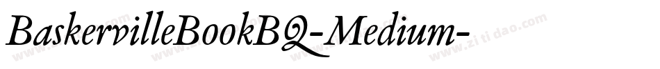 BaskervilleBookBQ-Medium字体转换