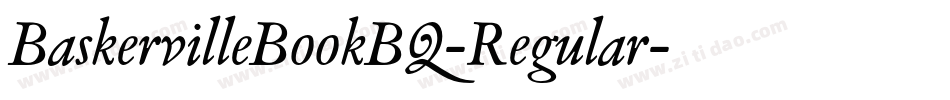 BaskervilleBookBQ-Regular字体转换