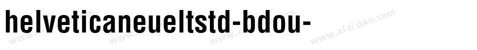 helveticaneueltstd-bdou字体转换