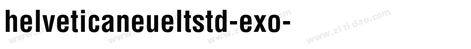 helveticaneueltstd-exo字体转换