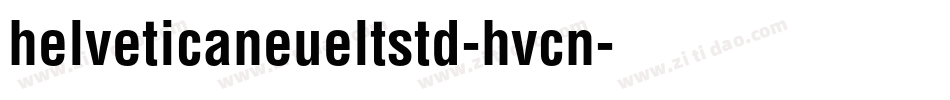 helveticaneueltstd-hvcn字体转换