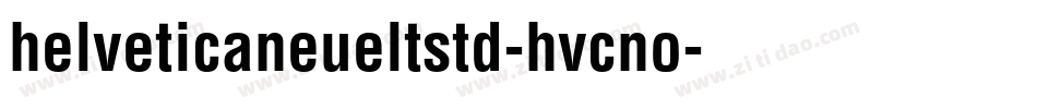 helveticaneueltstd-hvcno字体转换
