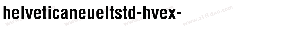 helveticaneueltstd-hvex字体转换