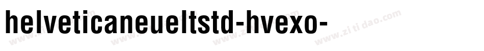 helveticaneueltstd-hvexo字体转换