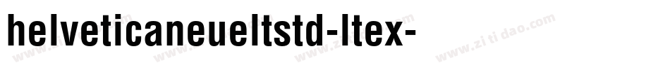 helveticaneueltstd-ltex字体转换