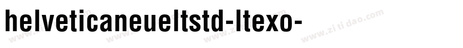 helveticaneueltstd-ltexo字体转换