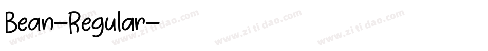 Bean-Regular字体转换