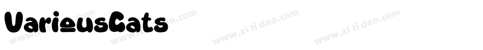 VariousCats字体转换