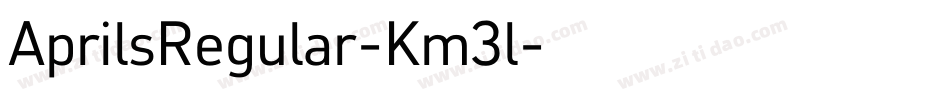 AprilsRegular-Km3l字体转换