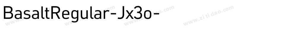 BasaltRegular-Jx3o字体转换