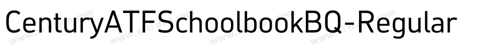 CenturyATFSchoolbookBQ-Regular字体转换