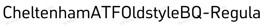 CheltenhamATFOldstyleBQ-Regular字体转换